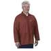ESD-Safe Traditional Jacket in OFX-100 Material, Burgundy, 4X-Large, 32" Long